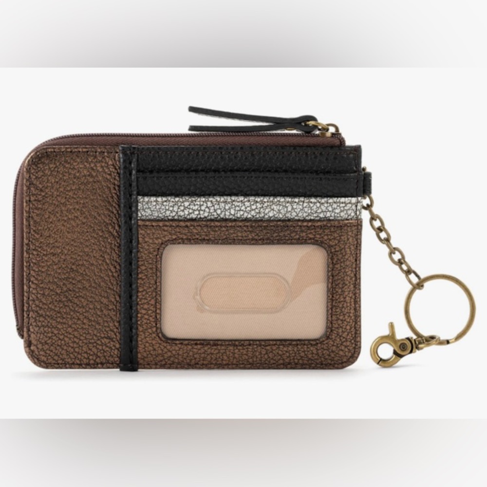 The Sak Iris Leather Card Wallet NWT (Color “Bronze block”)